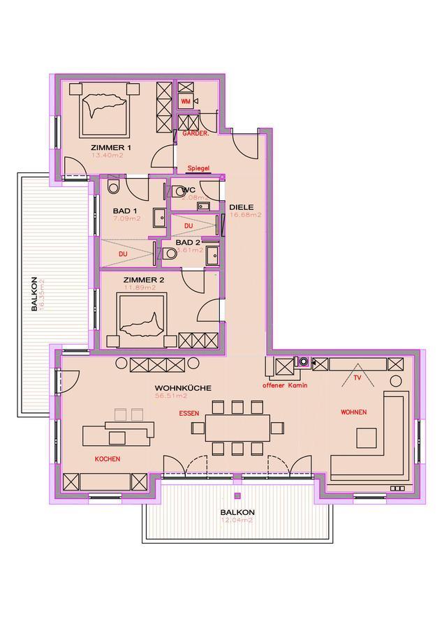 Alpin Penthouse Hollersbach Apartment Холерсбах им Пинцгау Екстериор снимка